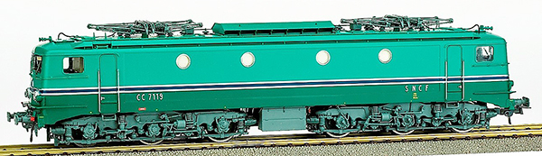 REE Modeles MB-095S - French Electric Locomotive CC 7119 GRG of the SNCF Depot AVIGNON (DCC Sound Decoder)